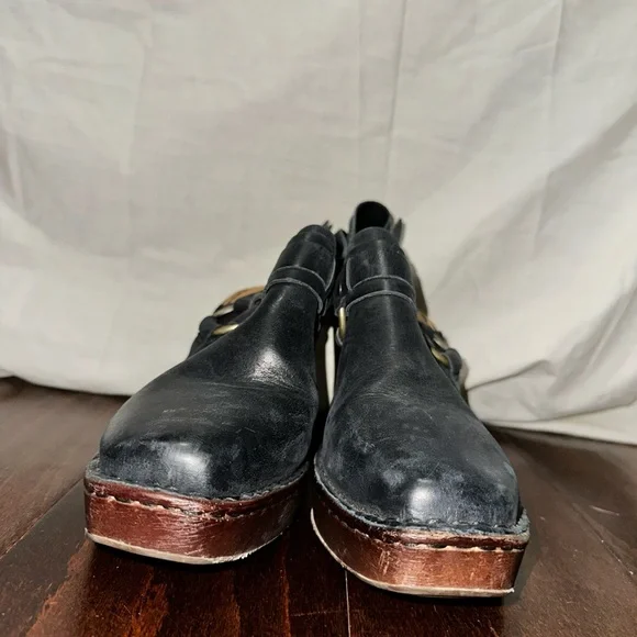 Born Hudson Slingback Clogs | black real leather - Picture 4 of 16